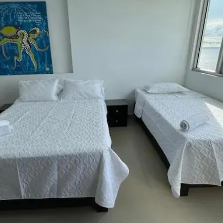 Hermoso Apartamento Con Vista Al Mar En Bocagrande Apartment