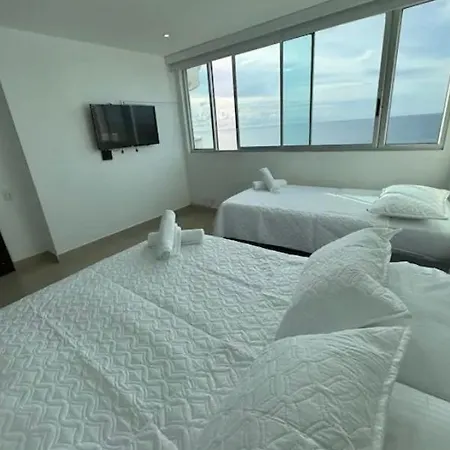 Hermoso Apartamento Con Vista Al Mar En Bocagrande * Cartagena